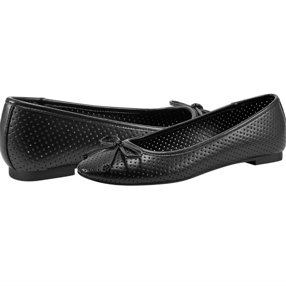 NEW BANDOLINO Women's Black Ballet Flats Size 9